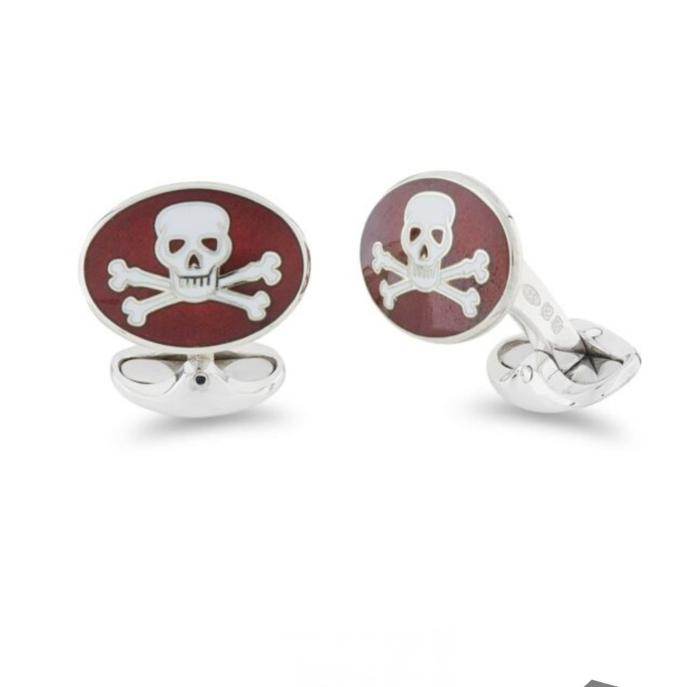 D&F Jolly Roger cufflinks